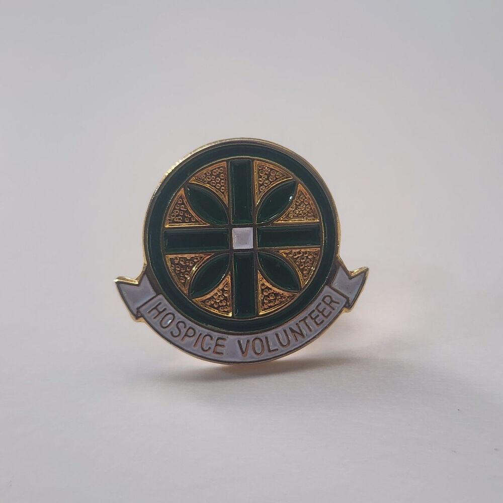Hospice Volunteer Vintage Pin Brooch Pinback